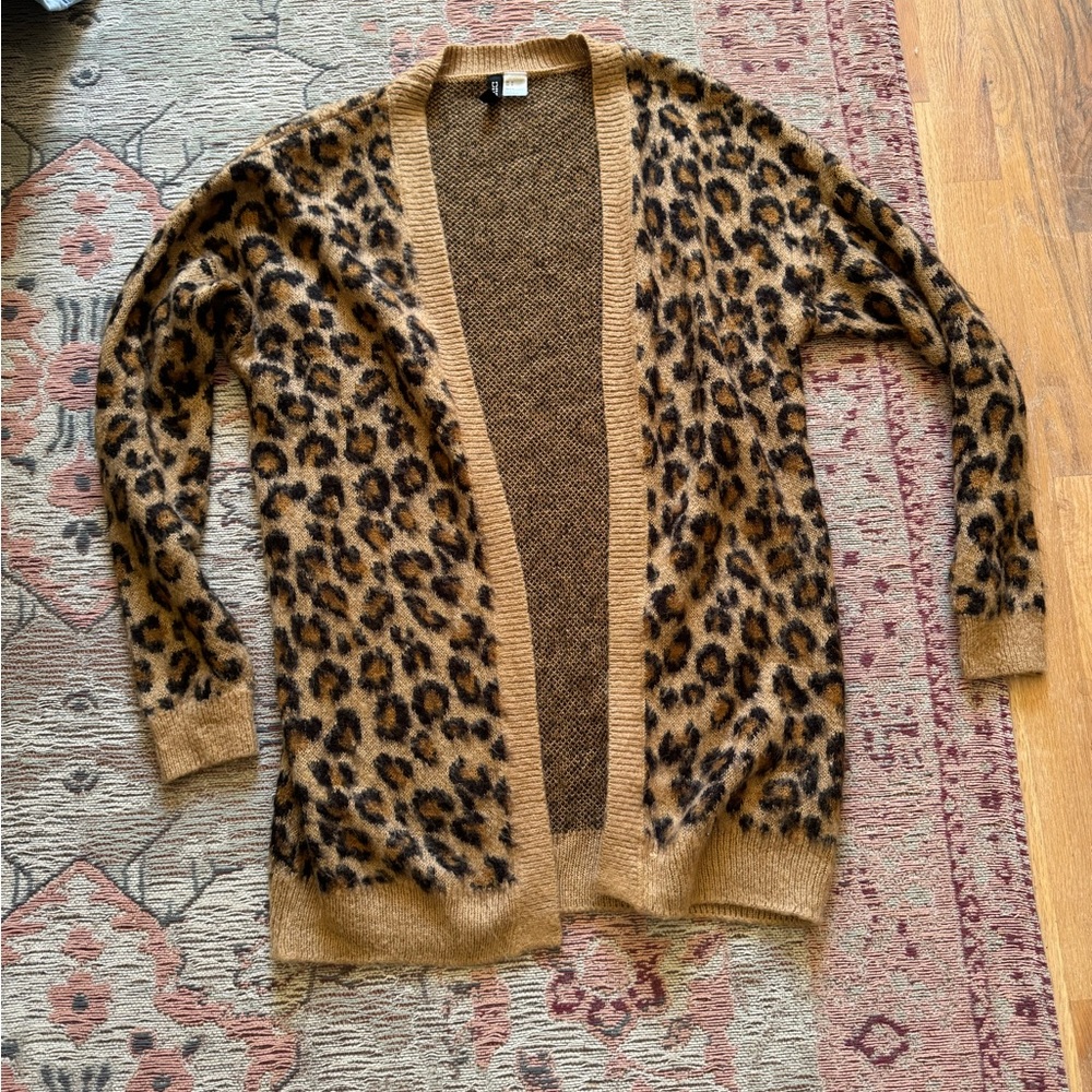 Leopard print sweater